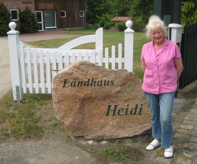 Landhaus Heidi - Ferienwohnungen im Wendland - Ihre Gastgeberin